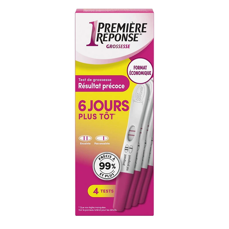 First Response Early Result - Pregnancy Test Kit - Detect Pregnancy 6 Days Sooner than Your Missed Period - over 99% Accurate - Analog (4 Count)