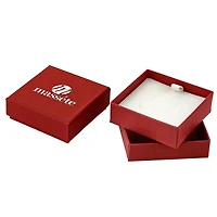 Massete Sterling Silver Floating Solitaire Necklace Pendant for Girls Simulated Birthstone May