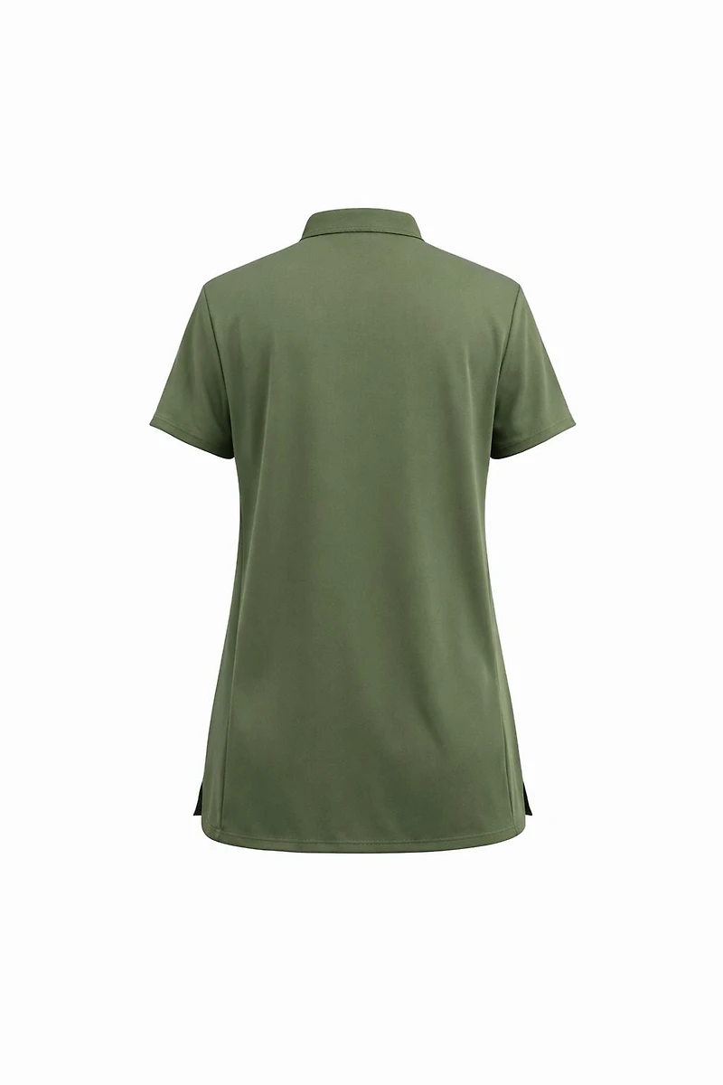 FLEX SCRUBS™ ladies collared v neck