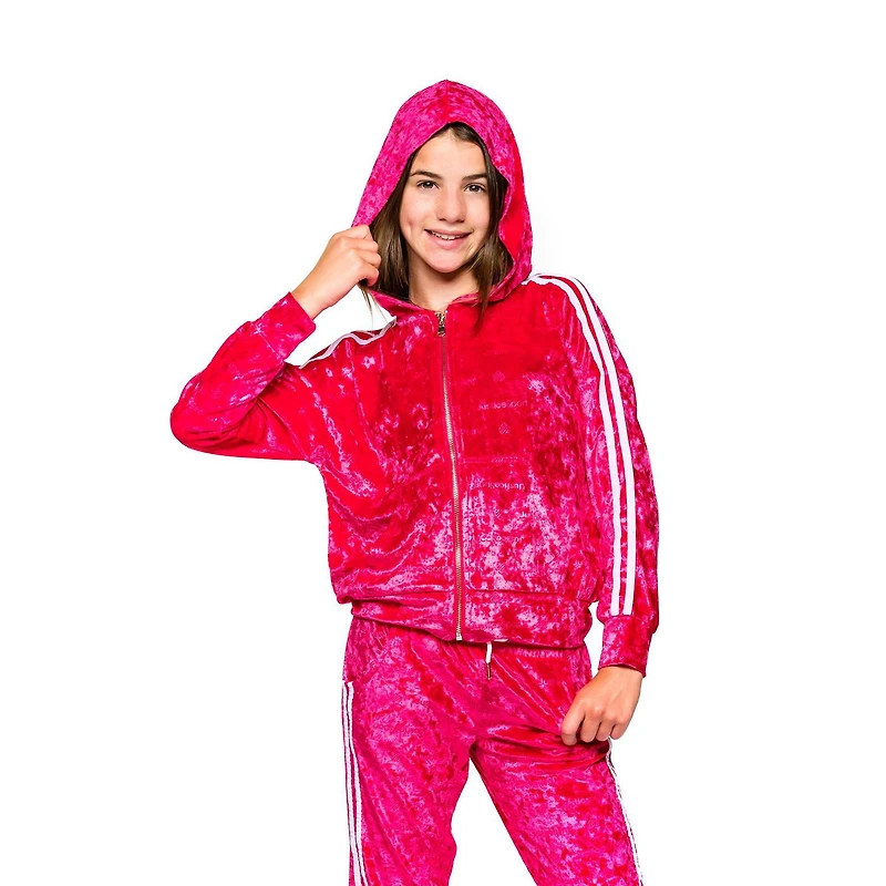 Sweat à capuche zippé Justice Girls Sport