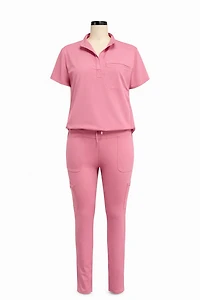 FLEX SCRUBS™ ladies collared v neck