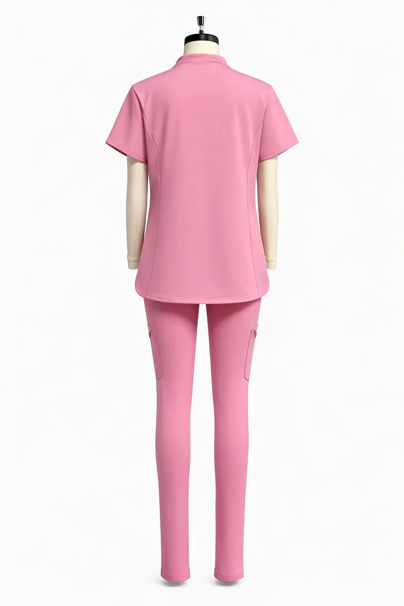 FLEX SCRUBS™ ladies collared v neck