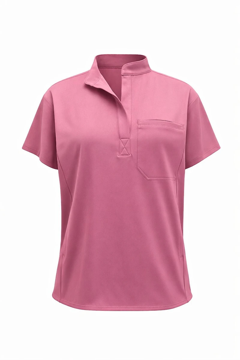 FLEX SCRUBS™ ladies collared v neck