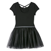George Girls' Short Sleeve Tutu Bodysuit