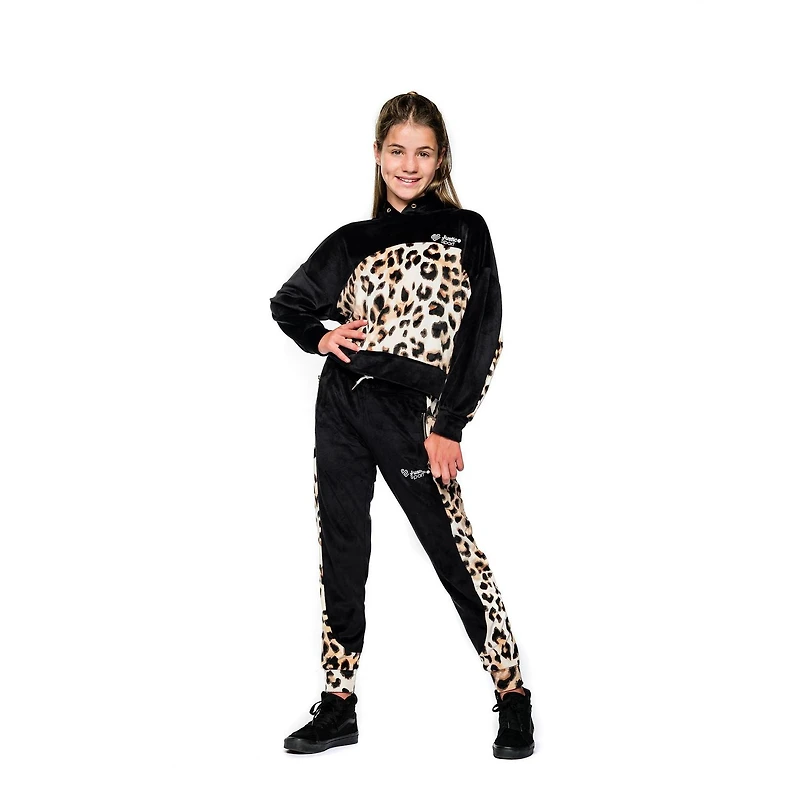 Sweat à capuche à manches longues pour filles Justice Animal