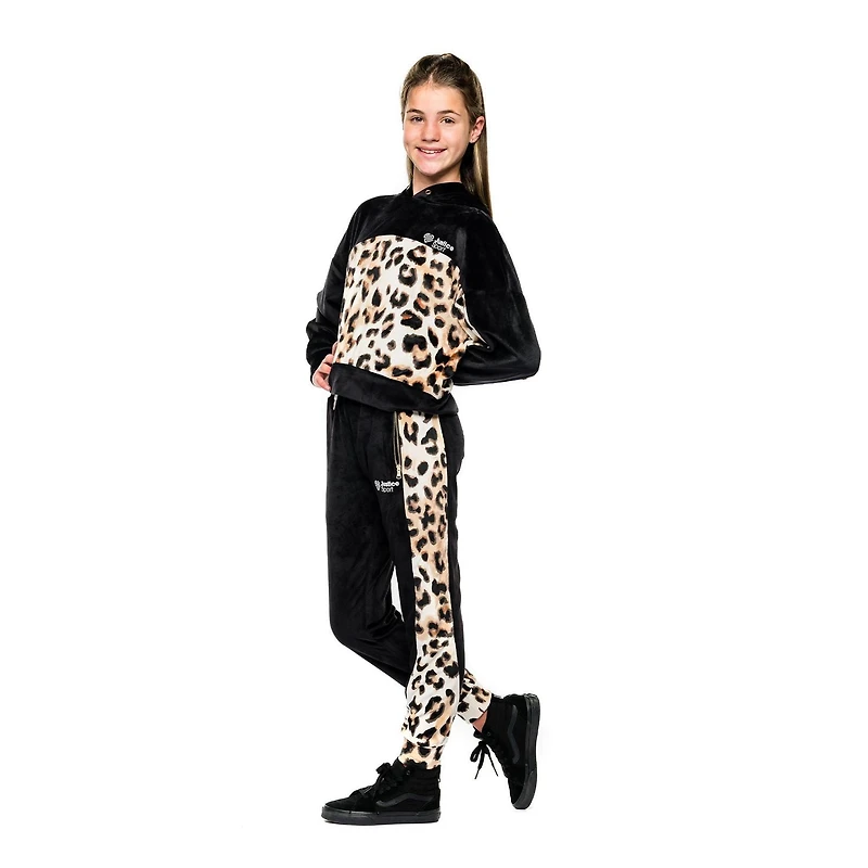 Sweat à capuche à manches longues pour filles Justice Animal