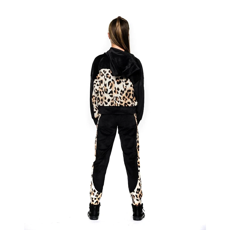 Sweat à capuche à manches longues pour filles Justice Animal