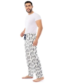 Pantalon Pyjama en jersey pour hommes, crème avec imprimé de cactus de Wrangler