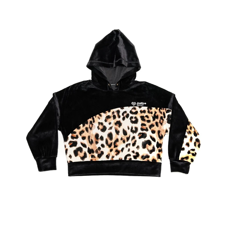Sweat à capuche à manches longues pour filles Justice Animal