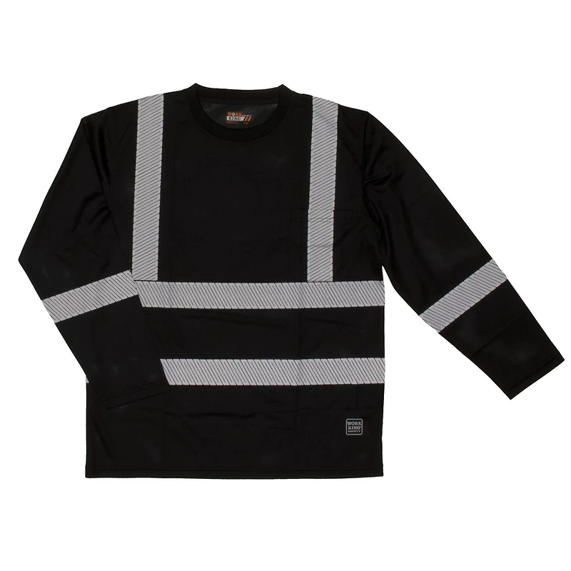 Tough Duck Long Sleeve Polyester Birdseye Safety T-Shirt