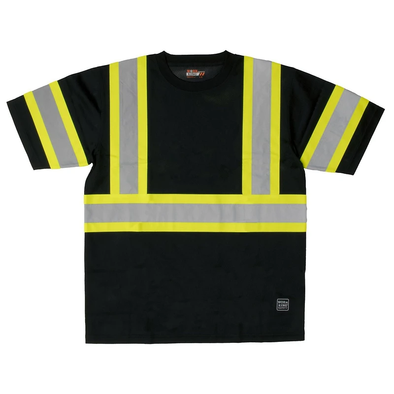 T-SHIRT DE SÉCURITÉ À MANCHES COURTES TOUGH DUCK AVEC RUBAN RÉFLÉCHISSANT 2 "SUR UN SUPPORT CONTRASTE 4