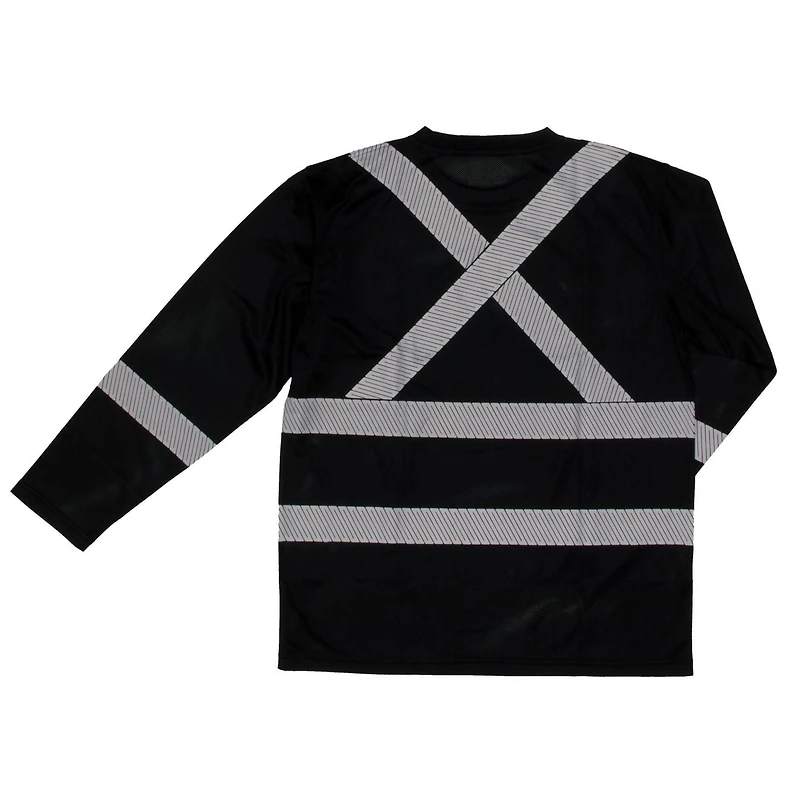 Tough Duck Long Sleeve Polyester Birdseye Safety T-Shirt