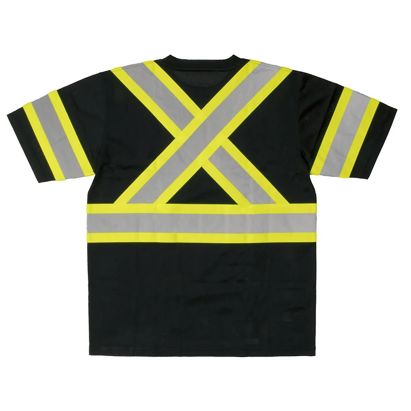 T-SHIRT DE SÉCURITÉ À MANCHES COURTES TOUGH DUCK AVEC RUBAN RÉFLÉCHISSANT 2 "SUR UN SUPPORT CONTRASTE 4