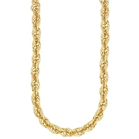 Quintessential 14KT Gold Filled Rope Chain Necklace 22"