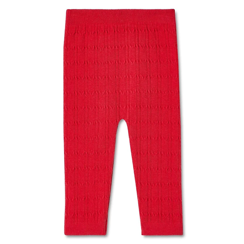George Baby Girls' Cable Knit Legging