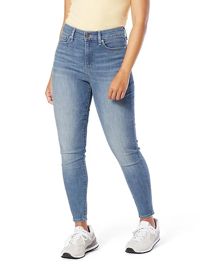 Levi Strauss Signature.MC Jean filiforme moulant taille haute à la cheville Simplement Extensible pour femme