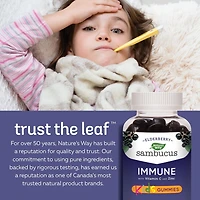 Sambucus Soins antirhume et antigrippe Gélifiés pour enfants, 60 gélifiés Soins antirhume et antigrippe