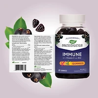 Sambucus Soins antirhume et antigrippe Gélifiés pour enfants, 60 gélifiés Soins antirhume et antigrippe