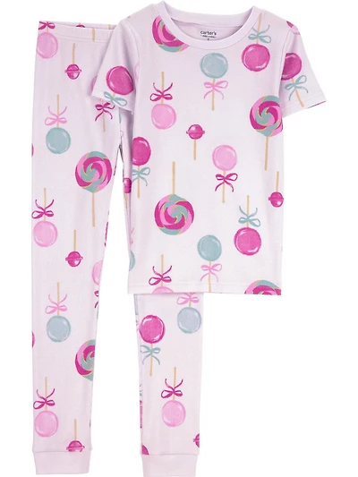 Carter's Child of Mine KG 2PC Pajama Set - Purple Candy