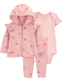 Carter's Child of Mine Fil Ensemble pantalon 3 pièces - Rose fraise