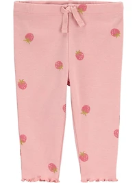 Carter's Child of Mine IG 3PC Pant Set - Pink Strawberry