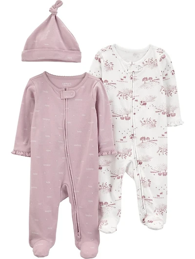 Carter's Child of Mine IG 2pk SNP Pink Set