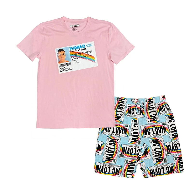 Superbad Men's McLovin 2 Piece License Sleepwear Set