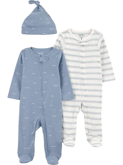 Carter's Child of Mine IB 2pk SNP Blue Stripe