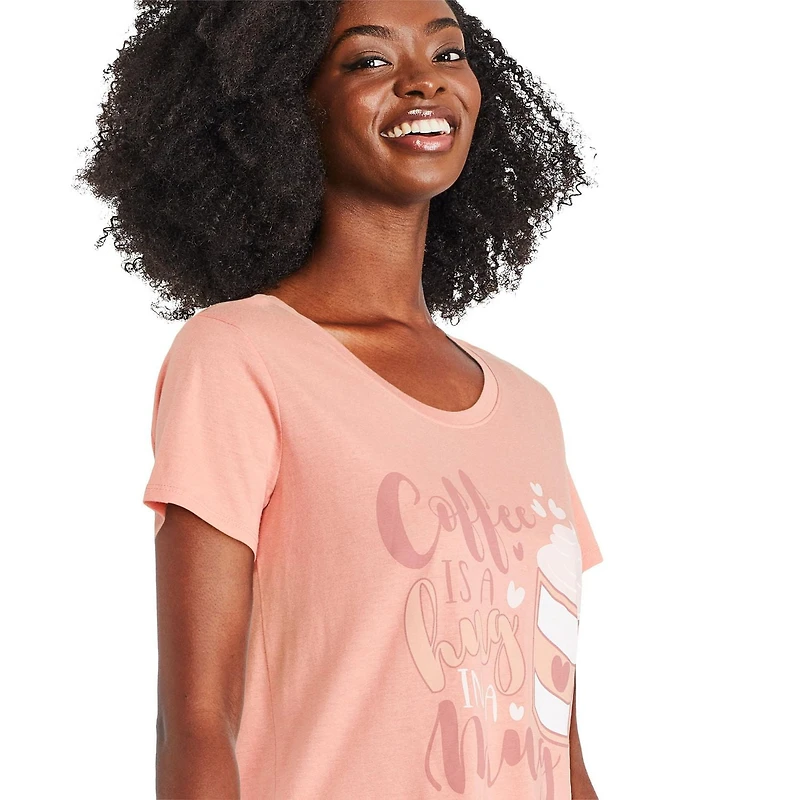 T-shirt à encolure dégagée George pour femmes
