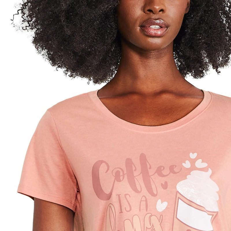 T-shirt à encolure dégagée George pour femmes