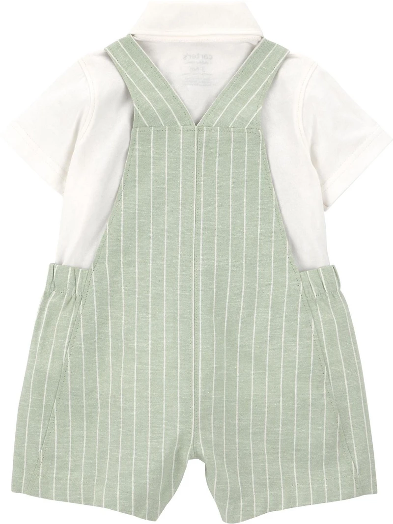 Carter's Child of Mine Gar Ensemble short 2 pièces - Rayure verte