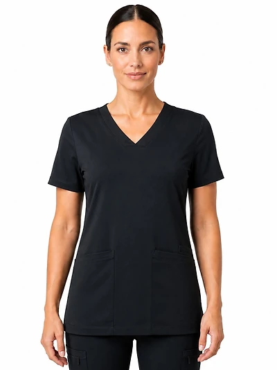 FLEX SCRUBS™ Ladies Scrubs V Neck Top