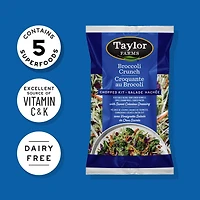 Kit de salade hachée au brocoli croquant Taylor Farms 360 g