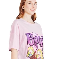 Bratz Ladies 20th Group Airbrush Short Sleeve Dress