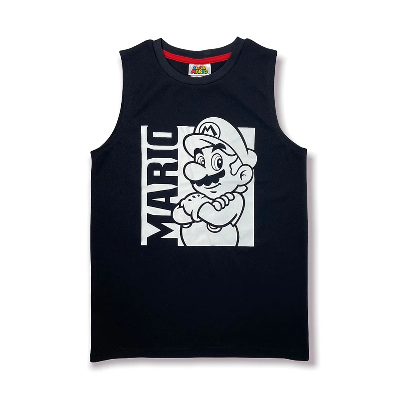 Nintendo Boy's crew neck tank top