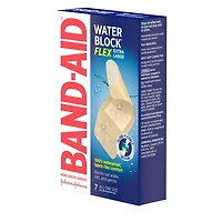 Band-Aid Brand Water Block Flex Adhesive Bandage - Self Adhesive Wound Care Skin Dressing - Extra Large, 7 Count, 7 each
