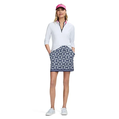 IZOD BREE PRINTED SKORT