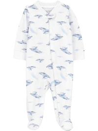 Carter's Child of Mine IN Sleep N Play - Baleine blanche