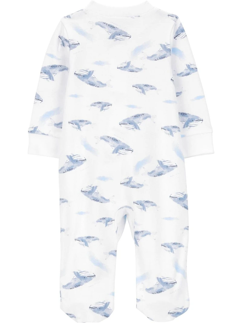 Carter's Child of Mine IN Sleep N Play - Baleine blanche
