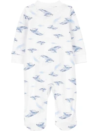 Carter's Child of Mine IN Sleep N Play - Baleine blanche