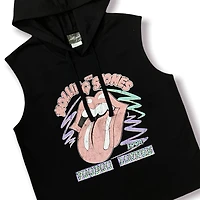 Rolling Stones Camisole avec capuchon pour femmes