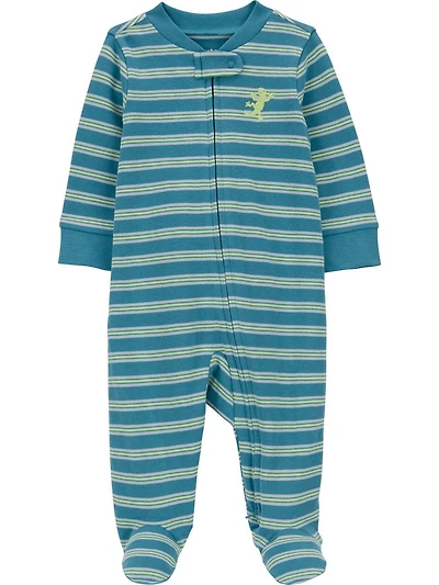 Carter's Child of Mine IB Sleep N Play - Blue Green Stripe