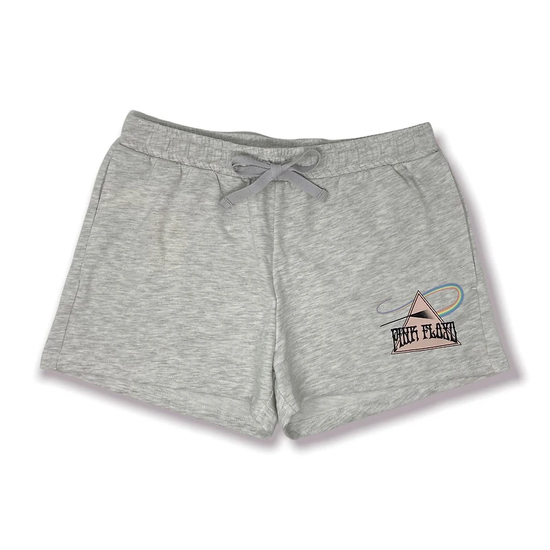 Pink Floyd Ladies knee length shorts with elastic waist band and draw string