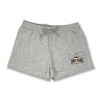 Pink Floyd Ladies knee length shorts with elastic waist band and draw string