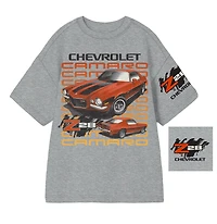 Chevy Camaro Boy's Licensed T-Shirt, Sizes XS-XL, Boy's Licensed Camaro T-Shirt