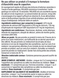 Rolaids Antitacide, saveur menthe, 96 comprimés, soulagement rapide et efficace des brûlures d'estomac 96 comprimés