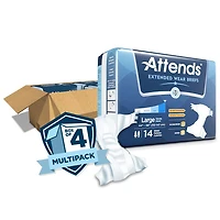 Attends Derma Dry Extended Night Wear Briefs