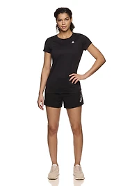 Reebok Short de course Staple pour femme avec doublure en maille Tailles XS-2XL