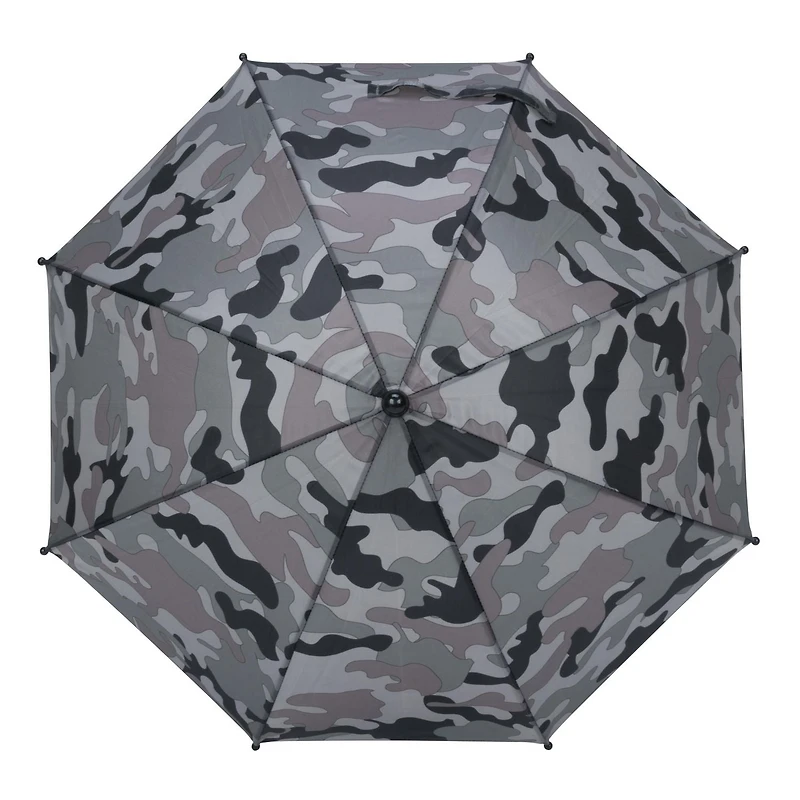Assorted Solid Colour Kids Umbrellas, Camo-Style Umbrella