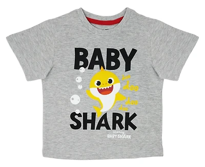 Baby Shark Boys' Toddler Short Sleeve T-Shirt